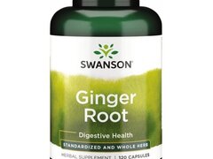 Swanson Ginger Root (Ghimbir, pentru digestie) - 120 Capsule